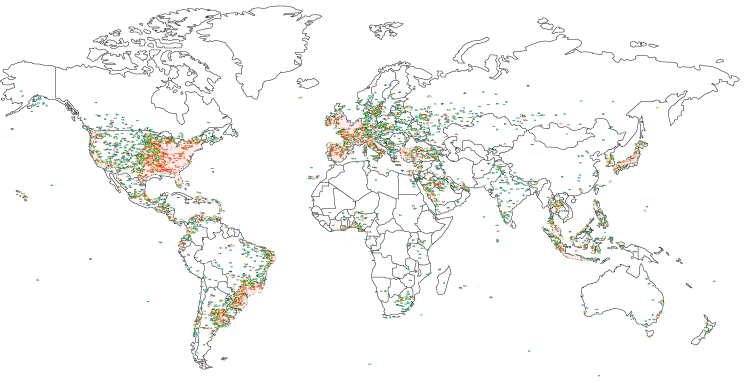 Heatmap of Tweets